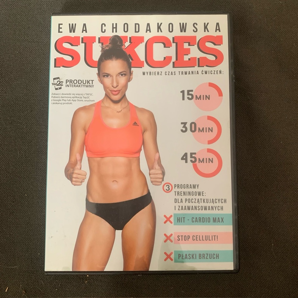 SUKCES Ewa Chodakowska DVD Program Treningowy Dla Początkujących I Zaawansowanyh